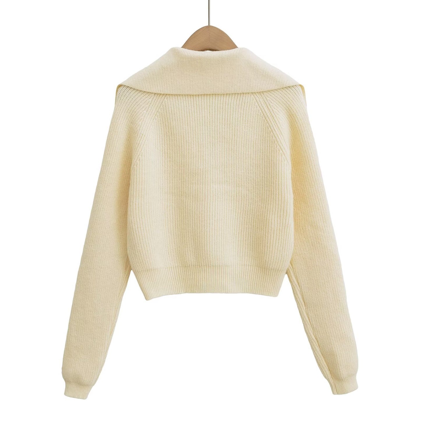 Women's Retro Soft Glutinous Sweater Coat Top