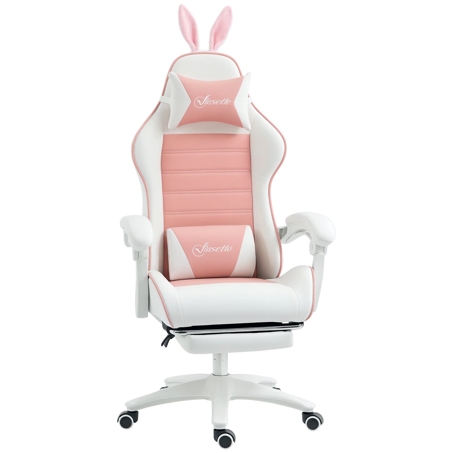 Vinsetto Swivel Pu Leather Gaming Chair with Adjustable Height 65X63X136-142Cm