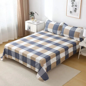 Bohemian Bed Sheet Set - 400TC Mediterranean-Style Cotton with Fade-Resi