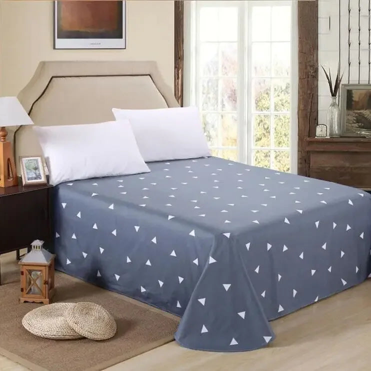 ‌Bohemian Bed Sheet Set - 400TC Mediterranean-Style Cotton with Fade-Resi
