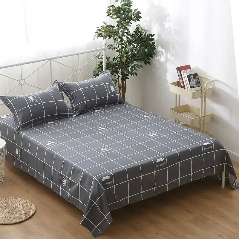 ‌Bohemian Bed Sheet Set - 400TC Mediterranean-Style Cotton with Fade-Resi