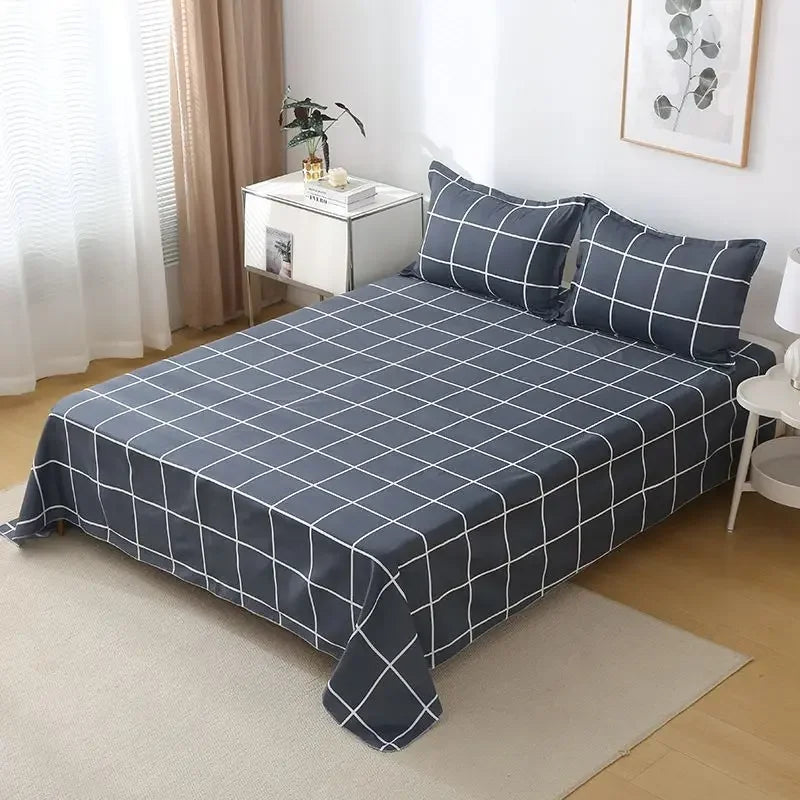 ‌Bohemian Bed Sheet Set - 400TC Mediterranean-Style Cotton with Fade-Resi