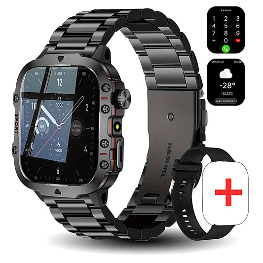 Smart Watch with 1.83-Inch High-Definition Touch Screen Featuring Wireless Calling Music Control Various Sports Modes And Many