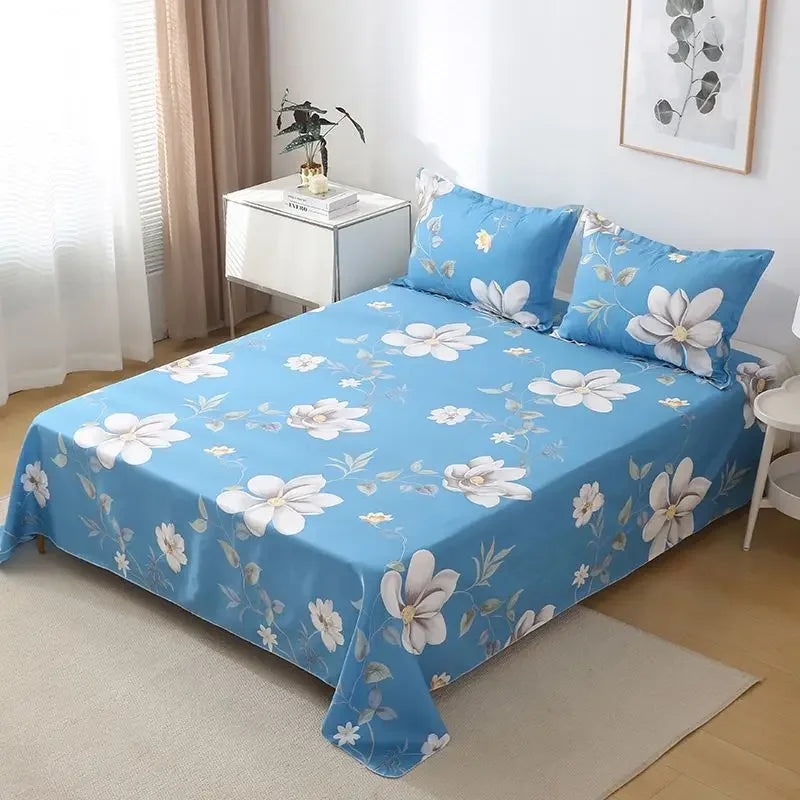 ‌Bohemian Bed Sheet Set - 400TC Mediterranean-Style Cotton with Fade-Resi